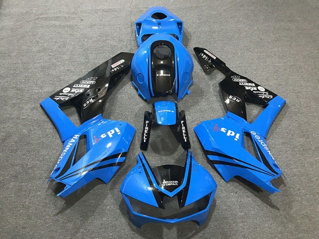 Online 2013-2020 Honda CBR600RR Fairings - Gloss Blue & Logos Online 2013-2020 Honda CBR600RR Fairings - Gloss Blue & Logos