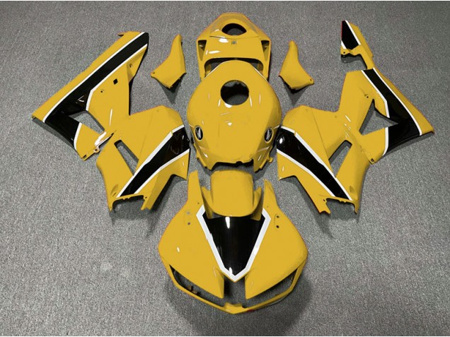 Online 2013-2020 Honda CBR600RR Fairings - Gloss Yellow and Black Online 2013-2020 Honda CBR600RR Fairings - Gloss Yellow and Black