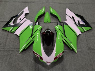 Online 2015-2017 Ducati 959 1299 Fairings - Green OEM Style