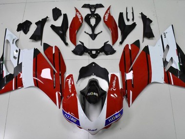 Online 2015-2017 Ducati 959 1299 Fairings - Red and White