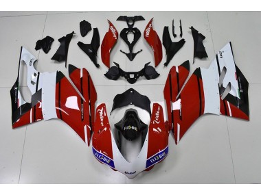 Online 2015-2017 Ducati 959 1299 Fairings - Red and White