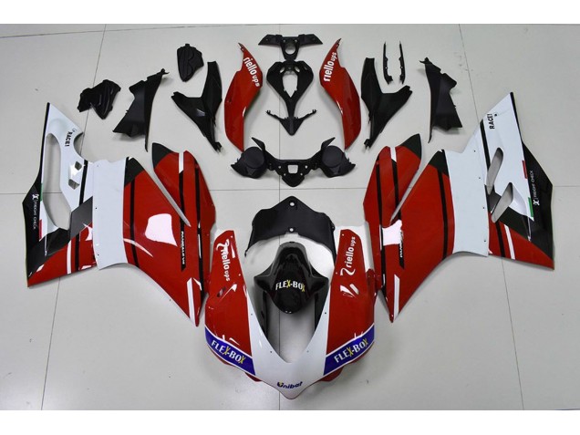 Online 2015-2017 Ducati 959 1299 Fairings - Red and White