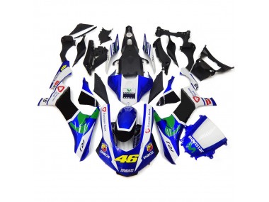 Online 2015-2019 Yamaha R1 Fairings - Blue and White 46