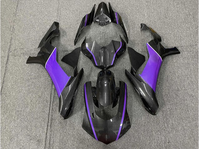 Online 2015-2019 Yamaha R1 Fairings - Carbon Fiber & Purple Online 2015-2019 Yamaha R1 Fairings - Carbon Fiber & Purple