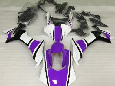 Online 2015-2019 Yamaha R1 Fairings - Gloss White Purple and Black