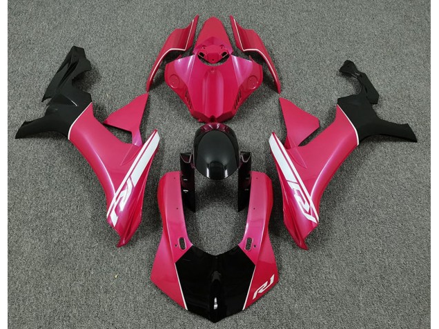 Online 2015-2019 Yamaha R1 Fairings - Hot Pink and Black Online 2015-2019 Yamaha R1 Fairings - Hot Pink and Black