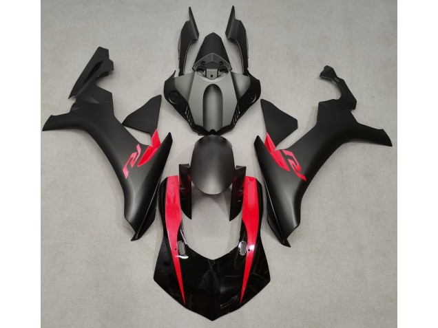 Online 2015-2019 Yamaha R1 Fairings - Matte Black & Pearl Red Online 2015-2019 Yamaha R1 Fairings - Matte Black & Pearl Red