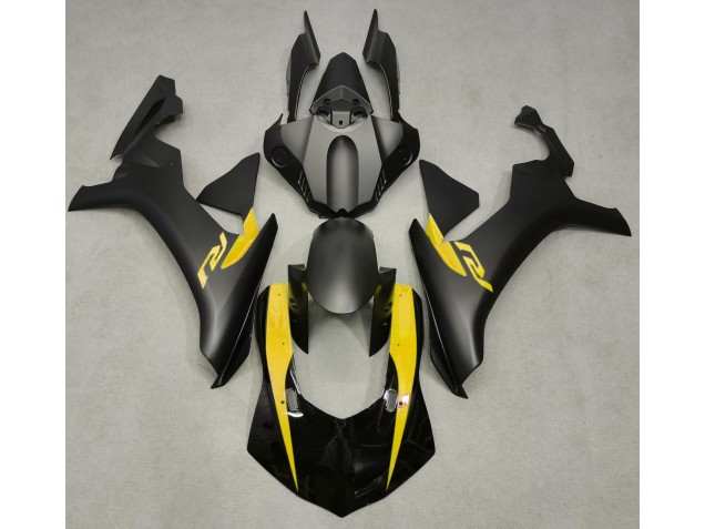 Online 2015-2019 Yamaha R1 Fairings - Matte Black & Yellow
