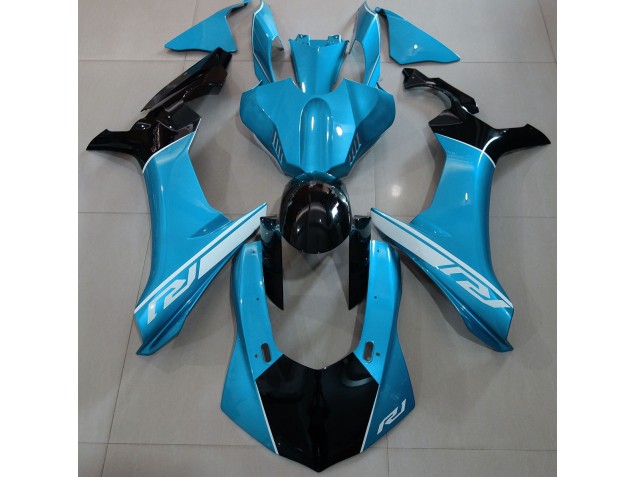 Online 2015-2019 Yamaha R1 Fairings - Sky Blue and Black Online 2015-2019 Yamaha R1 Fairings - Sky Blue and Black