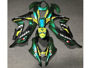 Online 2016-2019 Kawasaki ZX10R Fairings - Forest Green Shark
