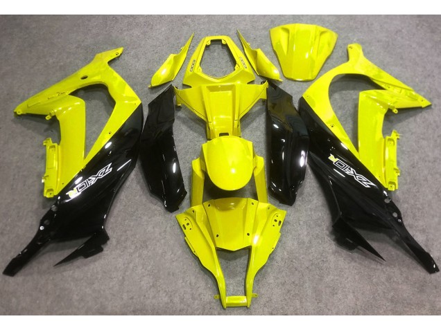 Online 2016-2019 Kawasaki ZX10R Fairings - Gloss Yellow and Black Online 2016-2019 Kawasaki ZX10R Fairings - Gloss Yellow and Black