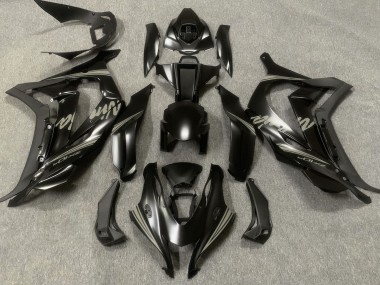 Online 2016-2019 Kawasaki ZX10R Fairings - Satin Black & Grey