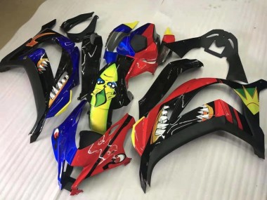 Online 2016-2019 Kawasaki ZX10R Fairings - Share Red and Blue