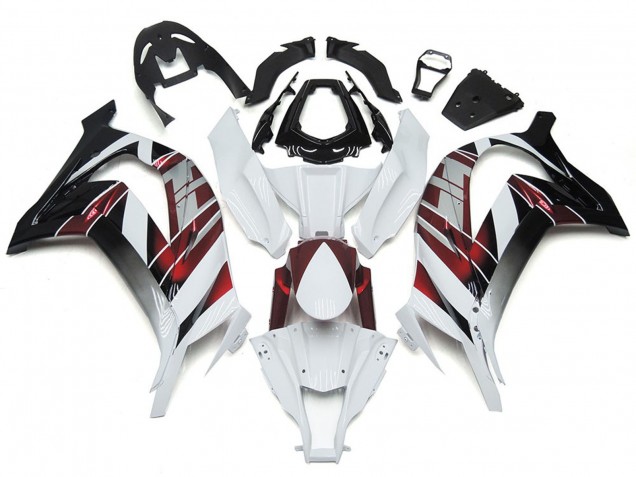 Online 2016-2019 Kawasaki ZX10R Fairings - White and Silver