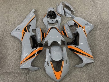 Online 2017-2019 Honda CBR1000RR Fairings - Nardo with Orange Stripes