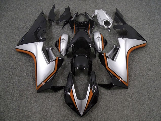 Online 2017-2019 Honda CBR1000RR Fairings - Silver and Black & Orange Online 2017-2019 Honda CBR1000RR Fairings - Silver and Black & Orange