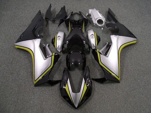 Online 2017-2019 Honda CBR1000RR Fairings - Silver and Black & Yellow Online 2017-2019 Honda CBR1000RR Fairings - Silver and Black & Yellow
