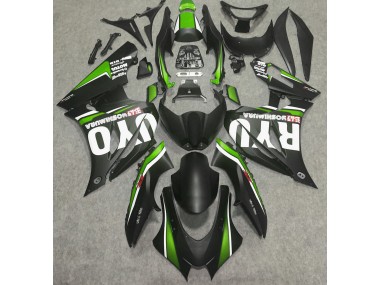Online 2017-2019 Suzuki GSXR 1000 Fairings - Matte Black & Green