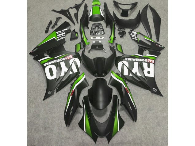 Online 2017-2019 Suzuki GSXR 1000 Fairings - Matte Black & Green Online 2017-2019 Suzuki GSXR 1000 Fairings - Matte Black & Green