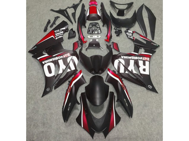 Online 2017-2019 Suzuki GSXR 1000 Fairings - Matte Black & Red Online 2017-2019 Suzuki GSXR 1000 Fairings - Matte Black & Red