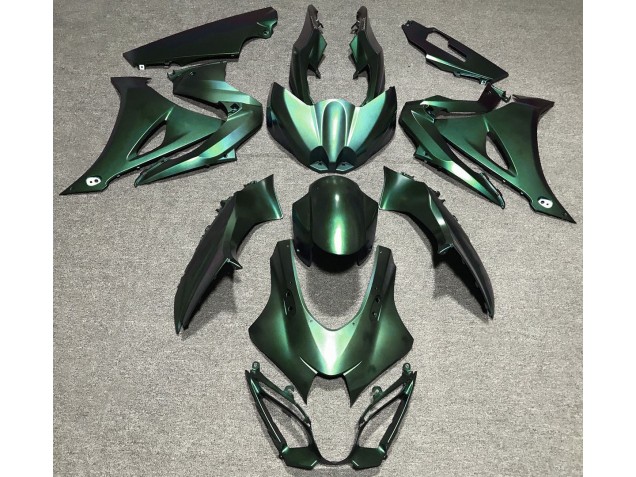 Online 2017-2019 Suzuki GSXR 1000 Fairings - Matte Green Online 2017-2019 Suzuki GSXR 1000 Fairings - Matte Green