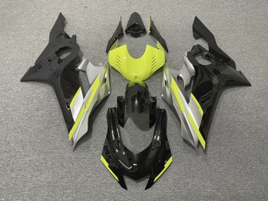Online 2017-2019 Yamaha R6 Fairings - Black with Floro Yellow