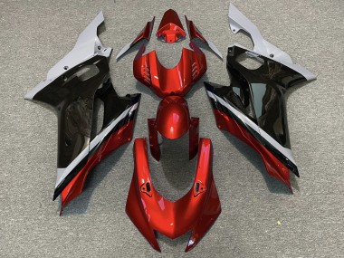 Online 2017-2019 Yamaha R6 Fairings - Cement Black and Red