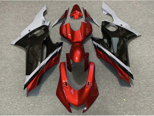 Online 2017-2019 Yamaha R6 Fairings - Cement Black and Red