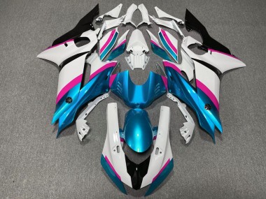 Online 2017-2019 Yamaha R6 Fairings - Light Blue and Pink