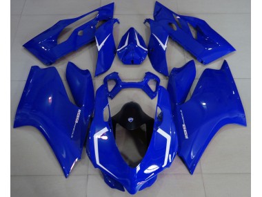 Online Ducati 1199 Fairings - Gloss Blue & White