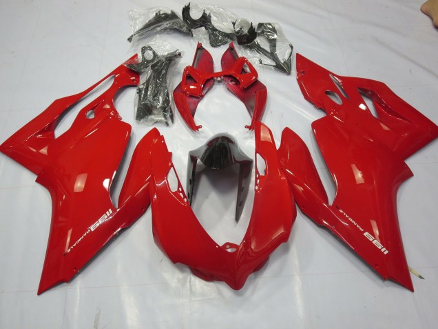 Online Ducati 1199 Fairings - Plain Gloss Red